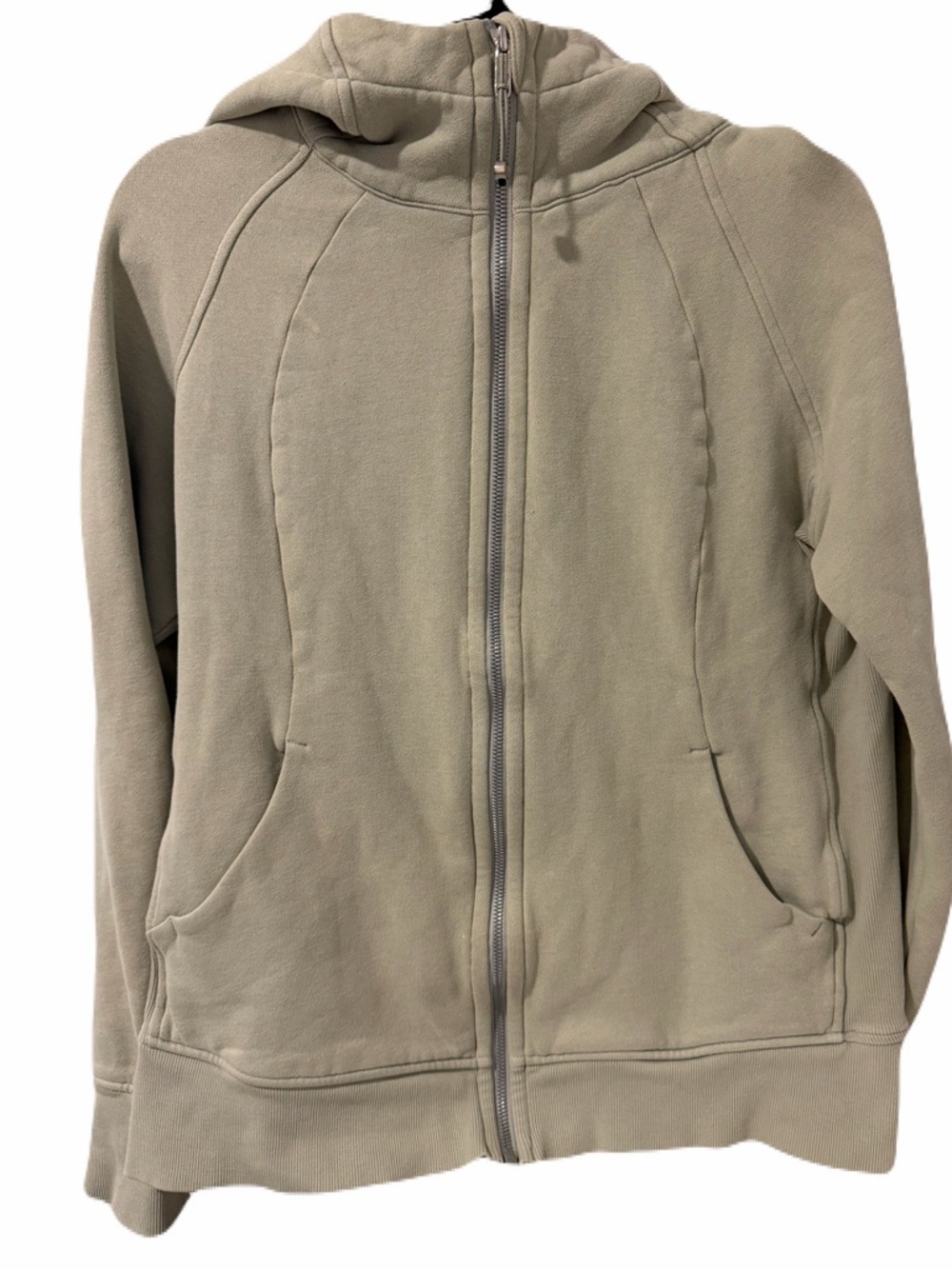 LuLuLemon Size 12 Full Zip Scuba Jacket Light Green/Sage Color